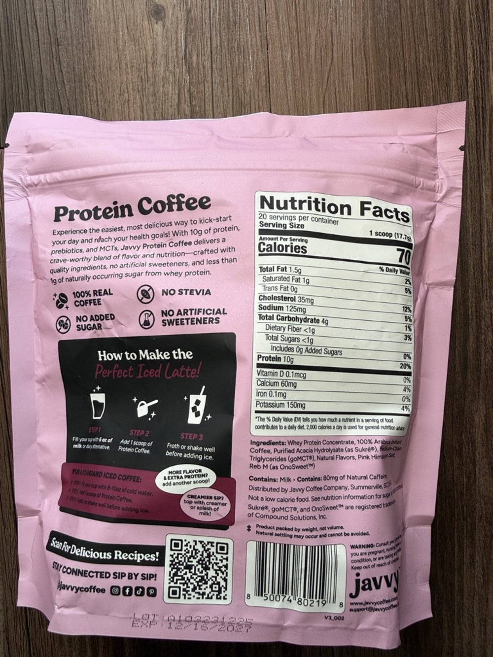 NEW Javvy Cinnamon Sugar Churo Protein Coffee - Picture 9 of 9